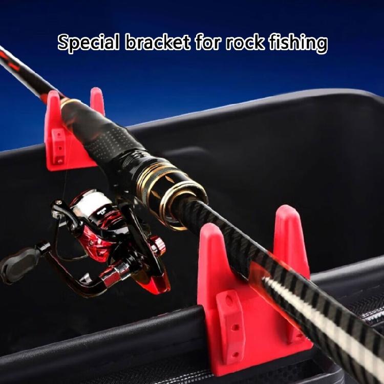 Nonslip Bucket Fishing Rod Holder Light Weight Outdoor Fishing Rod Stand for Rafting and Pier Fishing