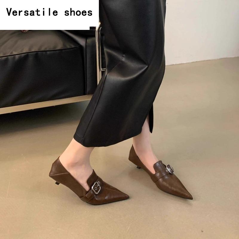 Сексуальные женские туфли с острым носком на шпильках — фото 5