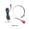 Replacement Water Temperature Probe for Pool Heat System Service, 10K Thermistor Assembly with Cable Piece, Extension Joiner and Hose Clip