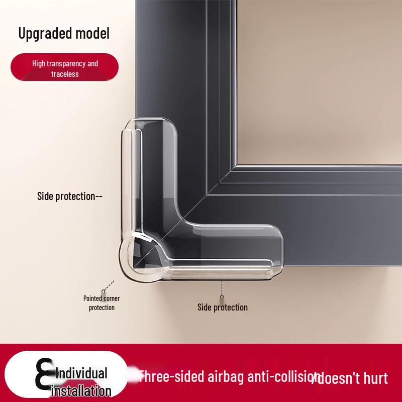 Aluminum Window Corner Protector: Anti-collision Airbag for Inward Opening Windows