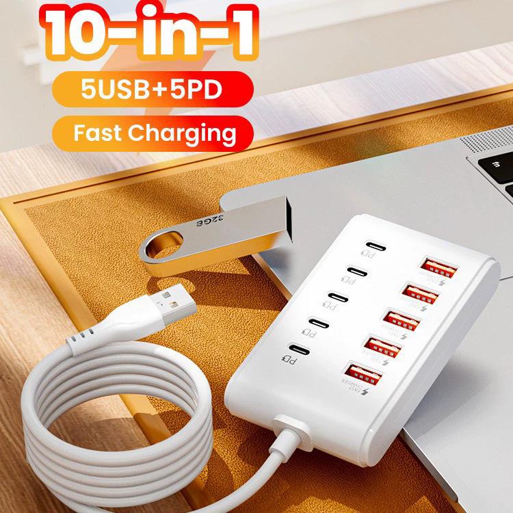 10-in-1 USB-C Multi-Port Hub Adapter Dock