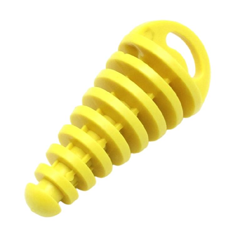 

Exhaust Plug Reduces Noise And Seal Pipe Against Foreign Objects Suitable For Motocross Applications Rubber Construction жёлтый