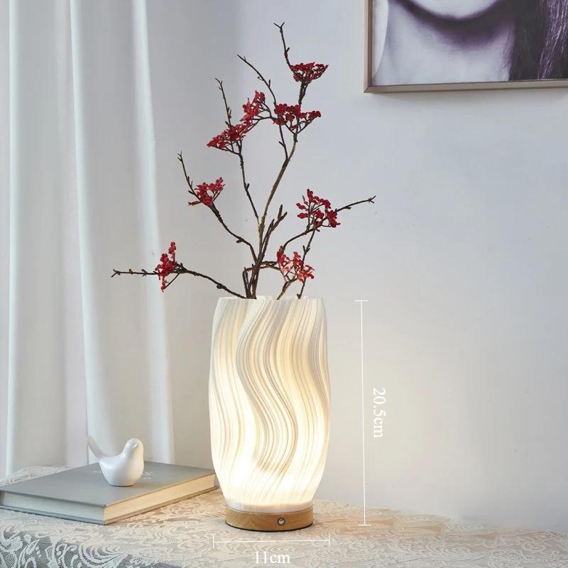 Multi-style LED Desk Lamp Usb Touch Dimming E27 3 Colors Light Reading For Home Bedroom Living  Art Decorative Table Lighting