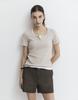 GIORDANO Ribbed Henley Neck Short Sleeve Tee 326525 [6 Colors]