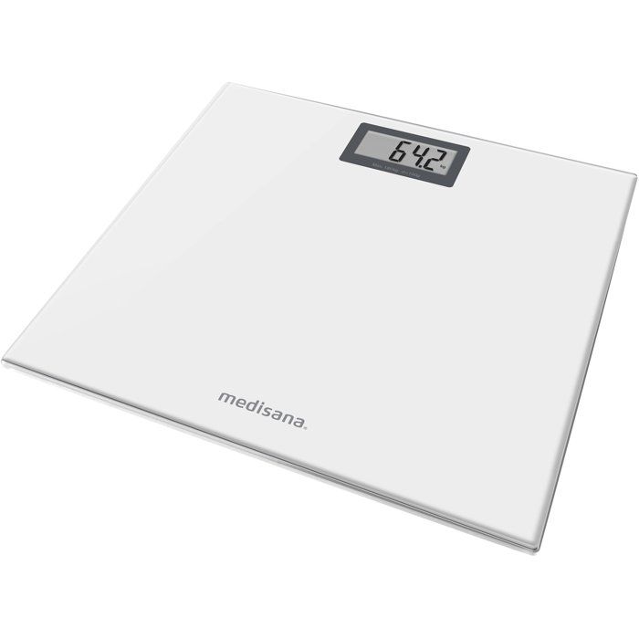 Person Scale - MEDISANA - PS 404 - 180 Kg Max - Glacier White Glass
