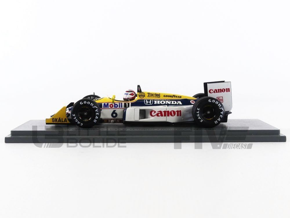 Spark Williams FW11B F1 1987 Hungarian GP Winner Piquet 1/43 #6 N.