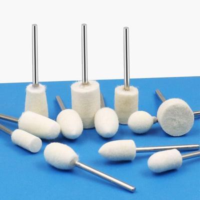 12 Set de capete pentru oje din lână Instrument pentru pile de unghii pentru oje din lână 2,35 mm Accesoriu de lustruit cu mâner curat