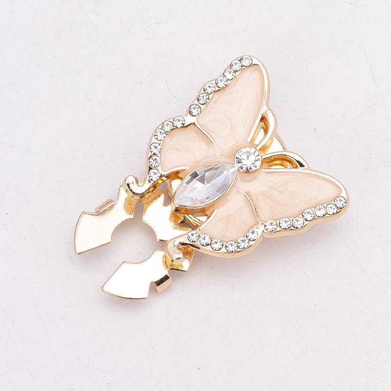 Botões de Punho e Botões de Colarinho Decorativos com Strass Coloridos