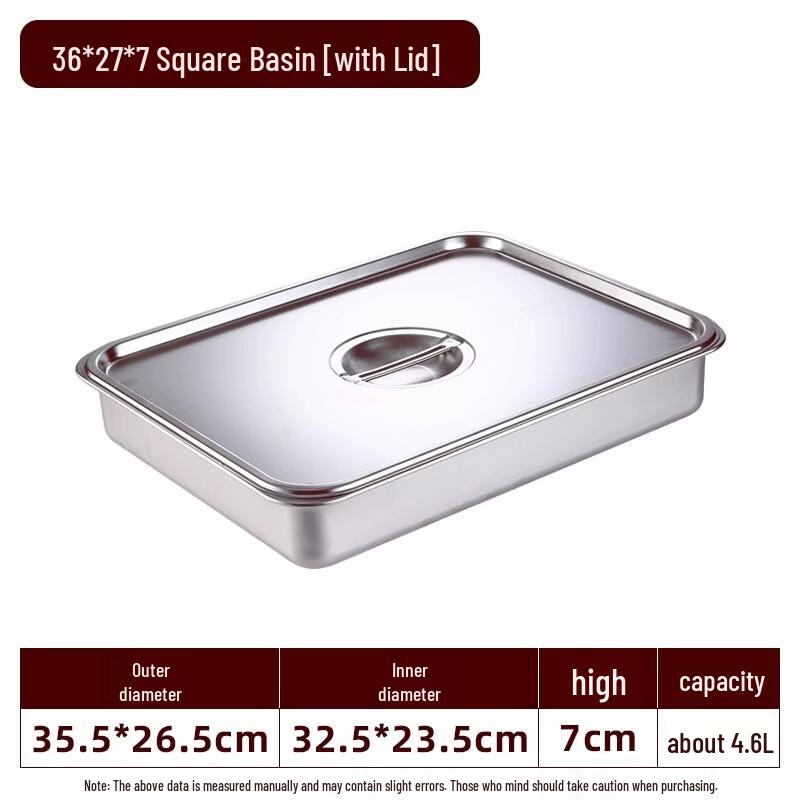 Multi-Purpose Stainless Steel Rectangular Pan