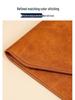 A4 Waterproof Leather Business Document Bag - Customizable Minimalist Briefcase with Logo Printing
