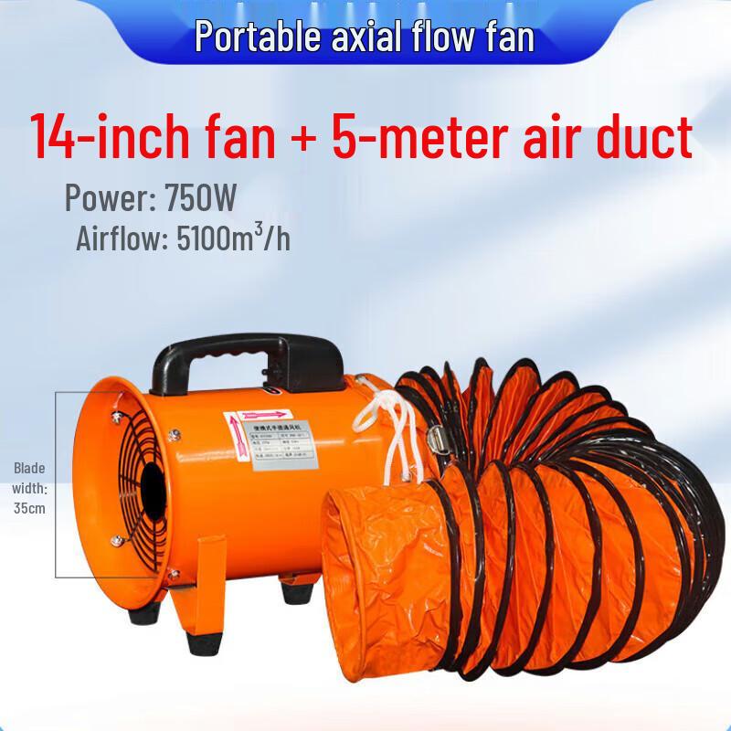 Portable Axial Flow Ventilation Fan