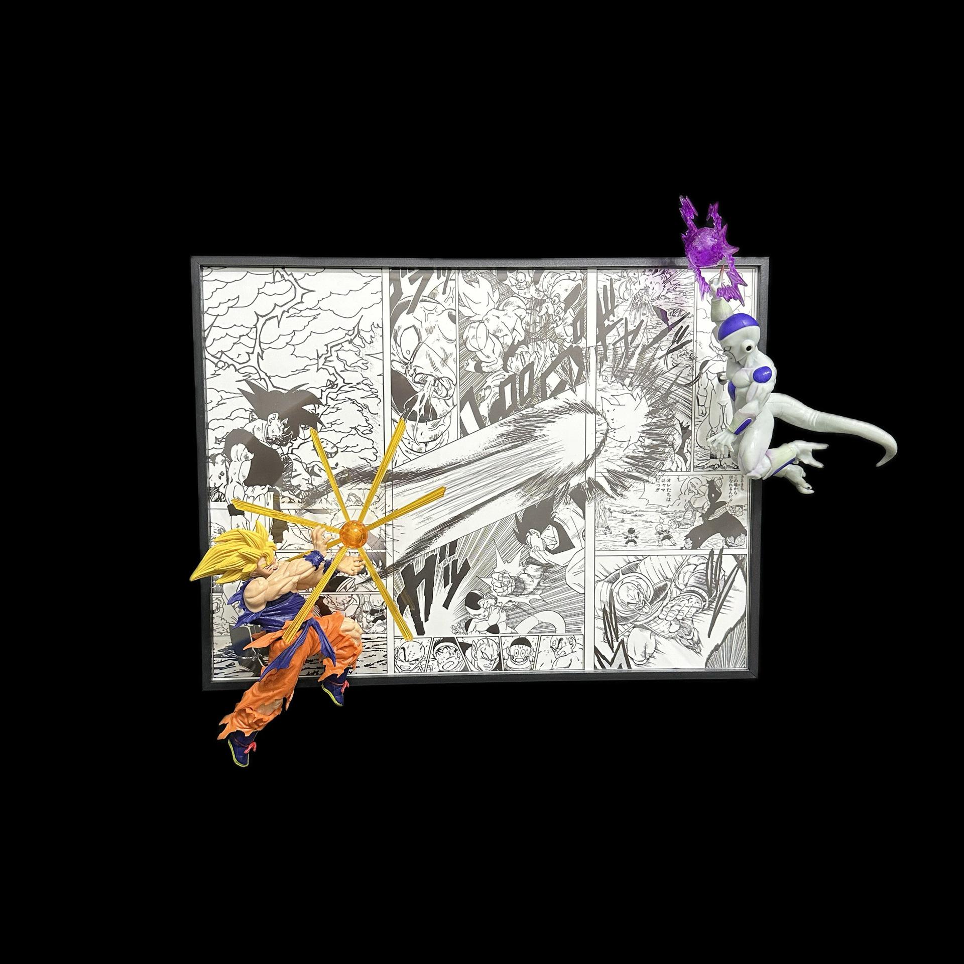 

Dragon Ball Z Гоку против Фризы 3D Фигурка Украшение - Модная Аниме Игрушка Подарок