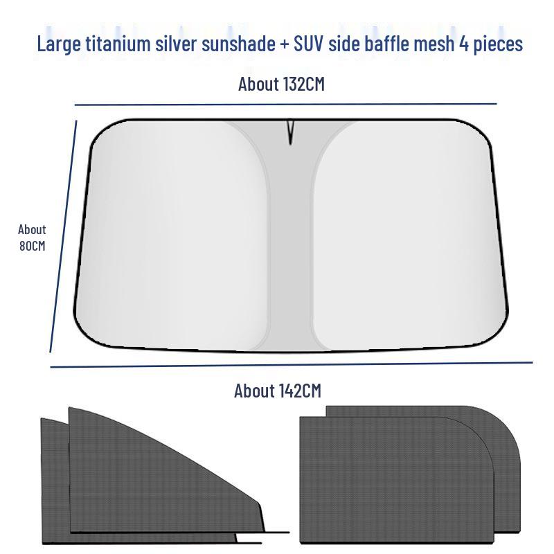 Front Windshield Summer Car Sunshade - Heat Insulation Sun Protection Cover