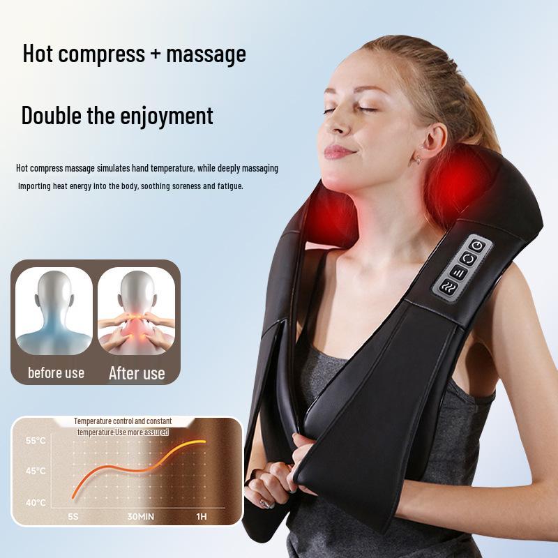 Kneading Multi-functional Electric Neck and Shoulder Massager Shawl