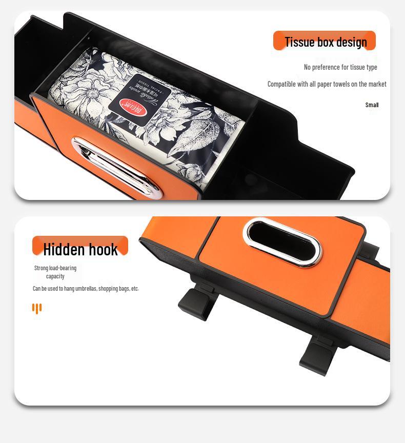 Tissue & Cup Holder for Ford Mondeo, Focus, Edge, Explorer Car Seats