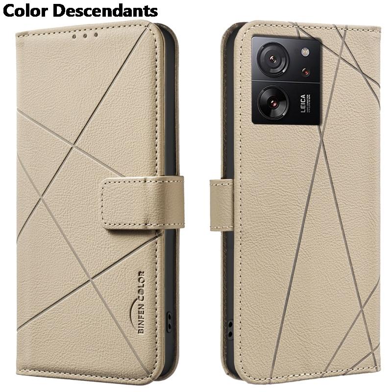 Luxury Wallet Magnetic Flip Stand With Card Slots Leather Phone Case for XiaoMi 13T POCO X7 M7 X6 X5 F6 F5 M3 Pro C55 C75 Cover