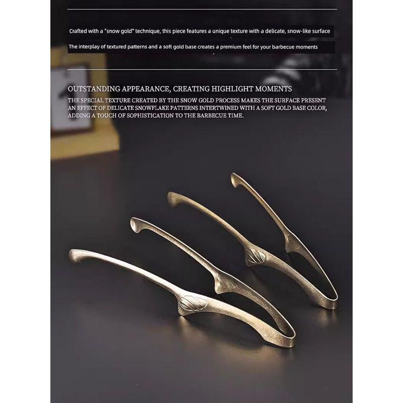 Retro Barbecue Tongs 304 Stainless Steel Tongs Food Tongs Steak Tongs Barbecue Tongs Korean Barbecue Utensils