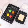 Stainless Steel Shallow Baking Pastry Tray Non-Stick Bread Cake Loaf Rectangle Pan BBQ Plate for Fruit Food Dishes Bakeware