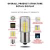 1pcs 6 Filament Super Bright Led 1156 X1 BA15S P21W Car Reverse Light Brake Bulb Lamp 12V Drop Shipping Supported