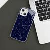Twelve Constellations Pattern Phone Case For iPhone 14 13 12 Mini 11 Pro XS Max X XR 14 Plus Tempered Glass Cover