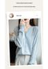 2025 Early Autumn Slimming Embroidered Cardigan - Women's Long Sleeve Notched Collar Knitwear