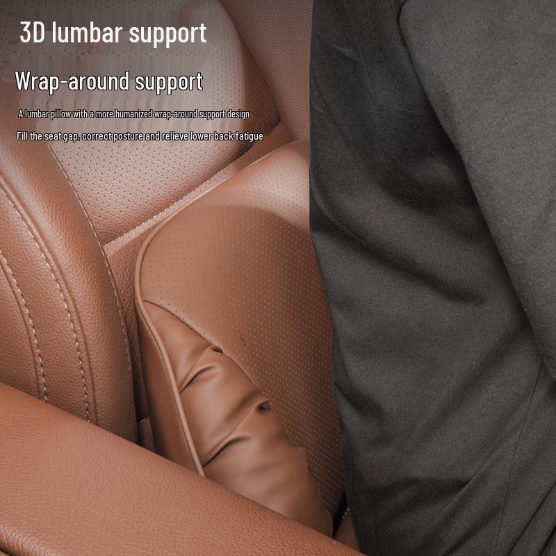 Mercedes-Benz & BMW Dual-Use Car Neck & Lumbar Support Pillow Set