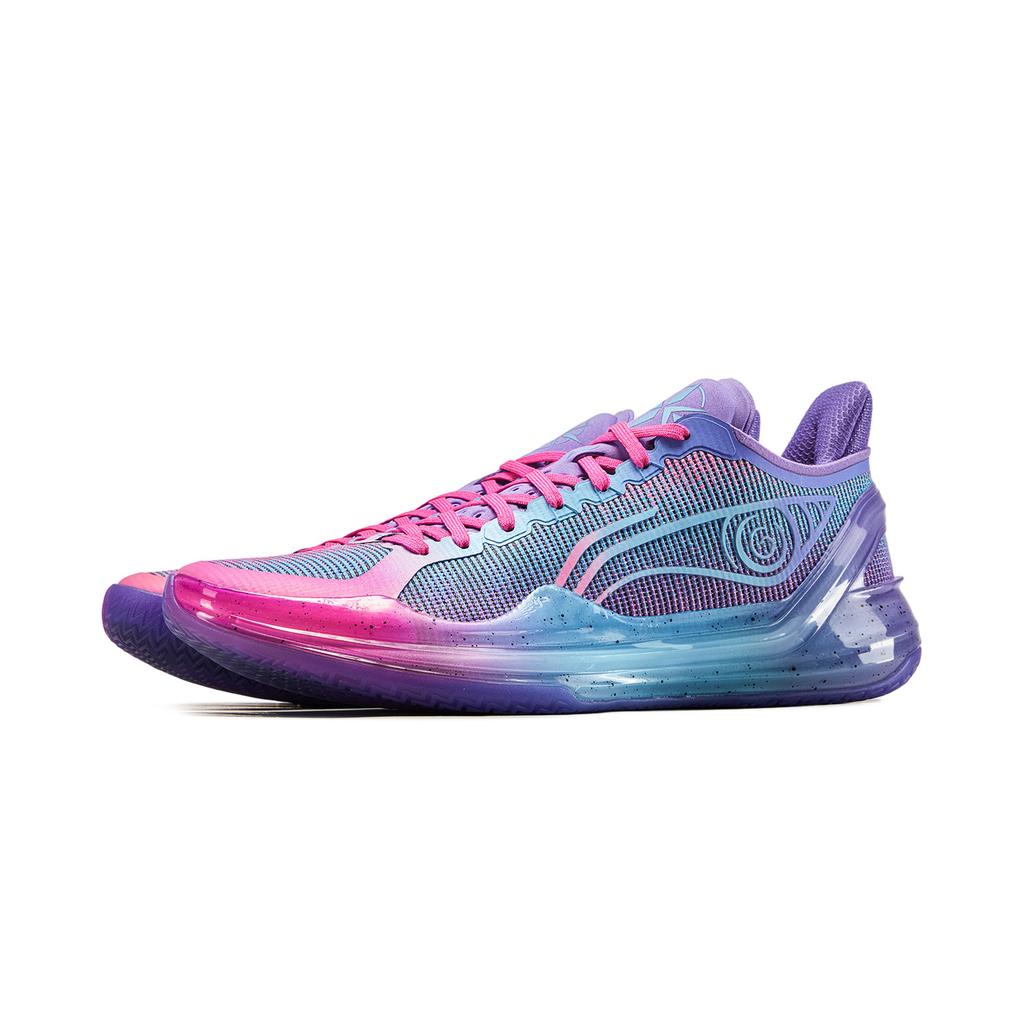 Li Ning Blade 4 V2 Multi-Color Basketball Shoes Men sneaker Blue Purple ABAU037-19