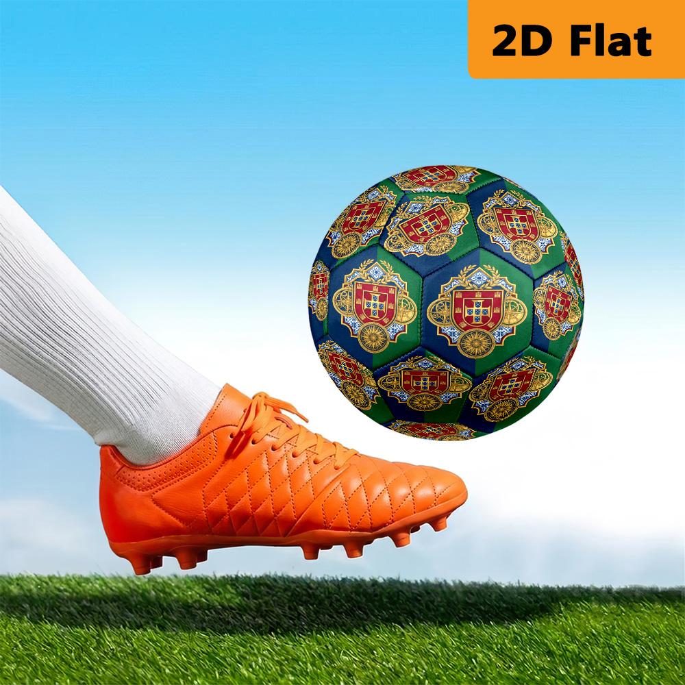 Royal Emblem Design Soccer Ball Suitable for Both Training and Competition Outdoor Sports No. 5 Football Wear-resistant and Slip-resistant