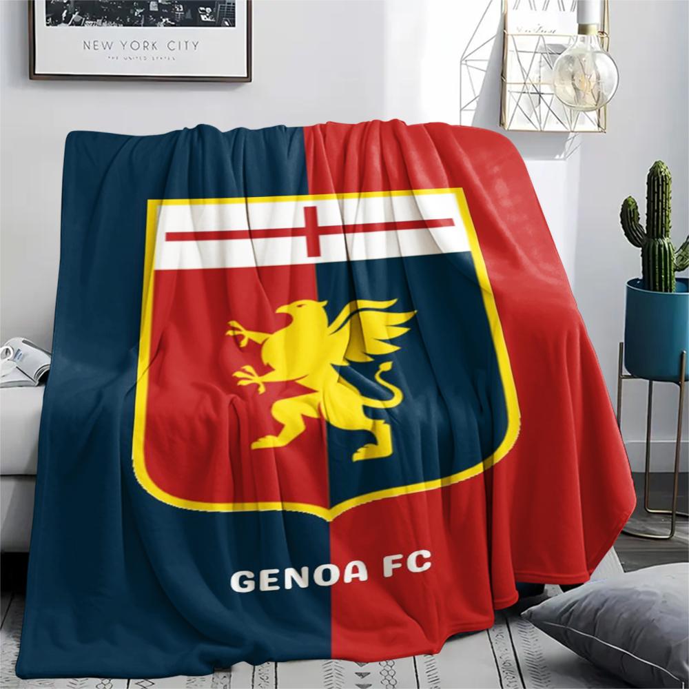 Genoa CFC Print Flannel Blanket, High quality Comfortable for All Seasons, Home Decor, Warmth and Comfort, Perfect for Christmas Gifts28