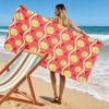 Smiling Watermelon Pattern Towel Beach Towel Quick-drying for Travel Outdoor Sports Jogging Beach and Swimming
