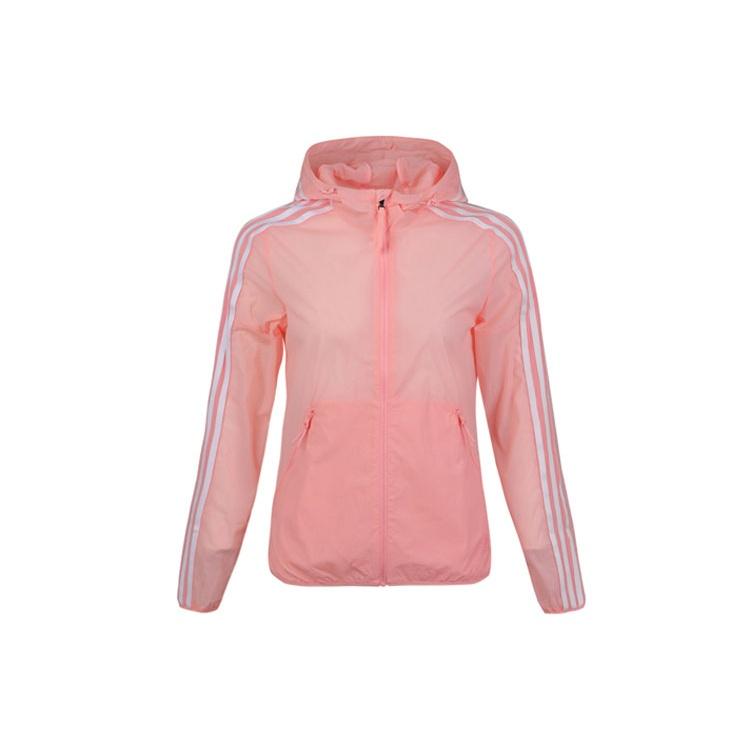 (WMNS) adidas Windbreaker 3S Woven Jacket Pink Women s FT2883 XL
