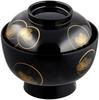 Maeju Lacquerware Zoni Halo Pine Black with Red Traditional Yamanaka Made In Product Number Bowl, Design, Interior, Lacquer, 450ml, Japan, 3T-418