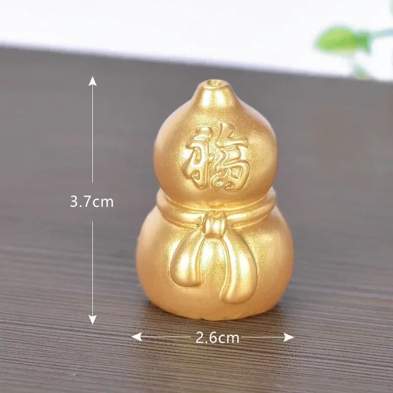 Feng Shui Auspicious Fa Cai Money Tree Gold Ingot Bag Lucky Fortune Spring Festival Mascot Desktop Ornament Car Home Decor Craft