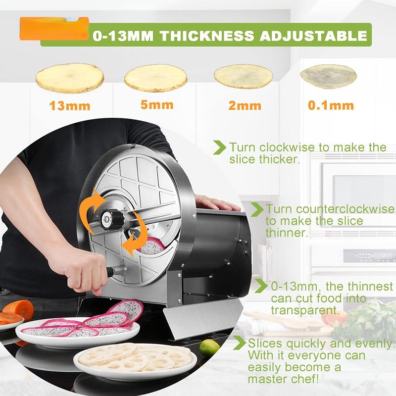 Replace blade for Commercial Vegetable Slicer Stainless Steel Potato Onion Slicer 0-0.5''Thickness Adjustable Manual Fruit Cutte
