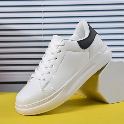 Little White Shoes Men's and Women's Spring Autumn Leather Surface Waterproof Casual Sports Shoes Youth Casual Board Shoes
