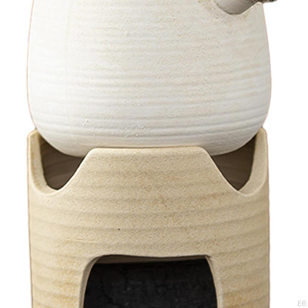 Ceramic Tea Kettle with Infuser and Warmer for Outdoor Gatherings Shops