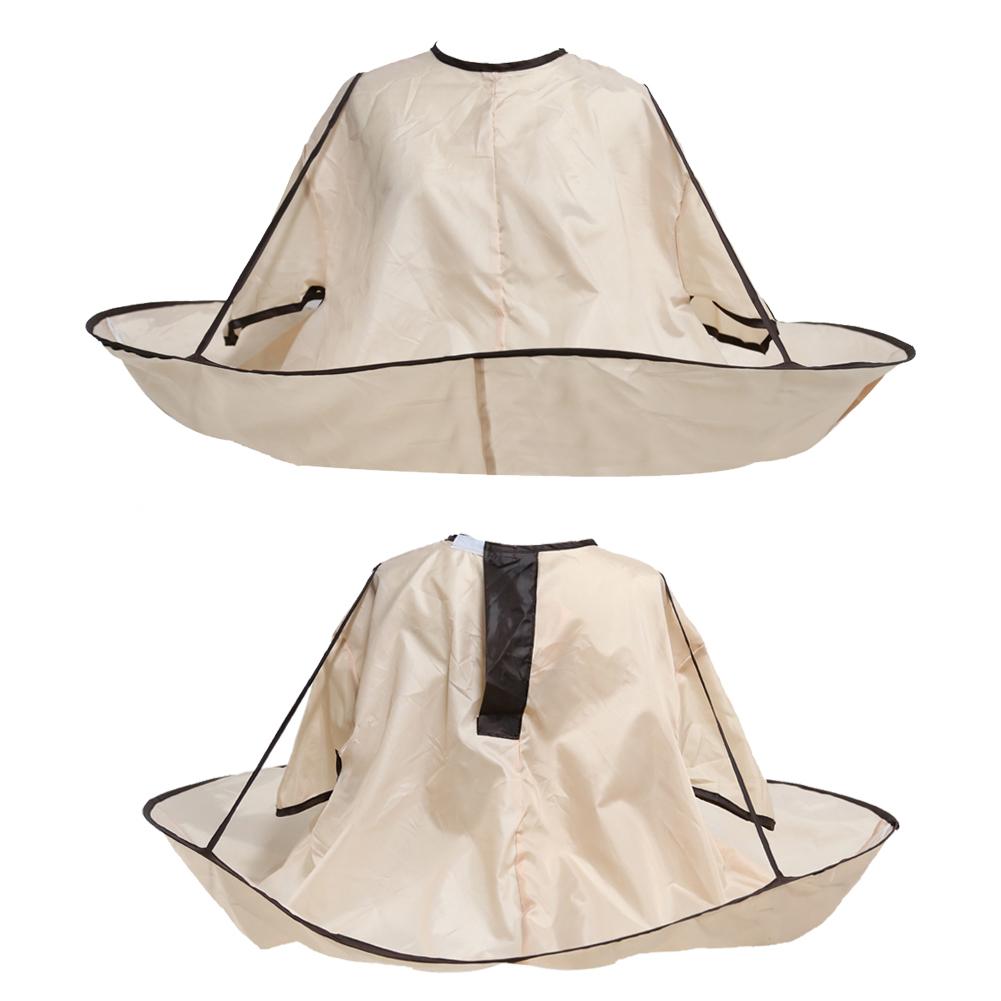 Hair Cutting Umbrella Cape Hairdressing Cloak Waterproof Hair Catcher Cape Hook and Loop Fastener Hair Cut Cape for Hair Styling