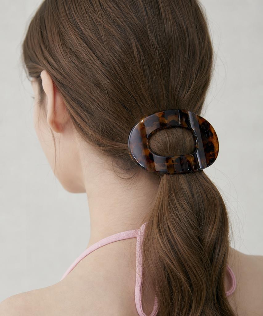 Lilykori Moderne ovale Haarspange