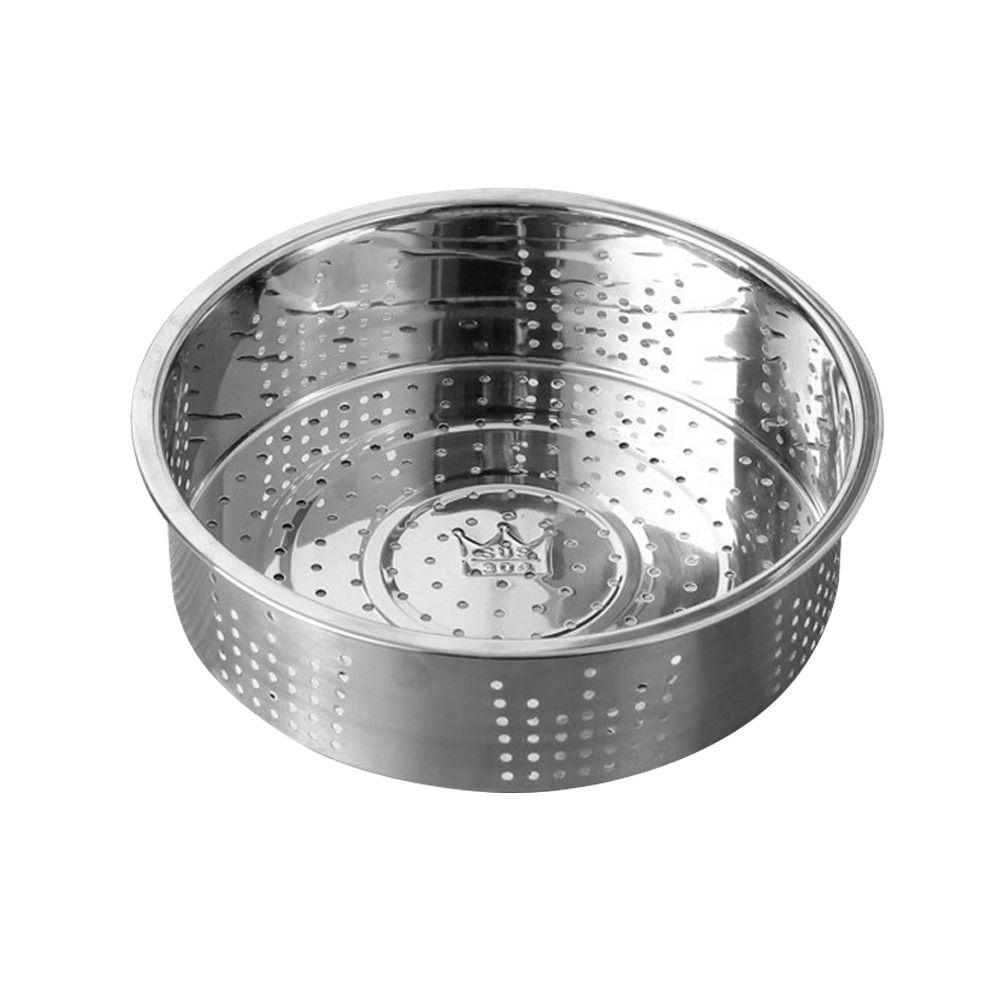 304 Stainless Steel Food Steamer Basket Anti-scald Steamer Food Rack Drain Basket  Kitchen