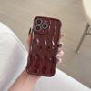 ins premium sense wavy stripes for iPhone17promax mobile phone case Apple 16 solid color simple 15/14
