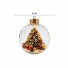 Eingebaute Leuchte Weihnachtsdekoration Warmes Licht Weihnachtskugel Story Ornament Feiertag Heimdeko
