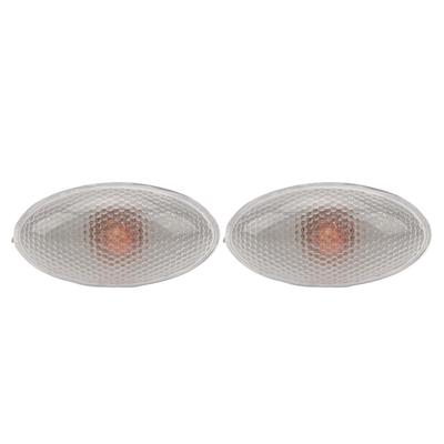 2Pcs Side Marker Light Bright 12V 632574 Side Indicator Lamp Replacement for 206 407 607