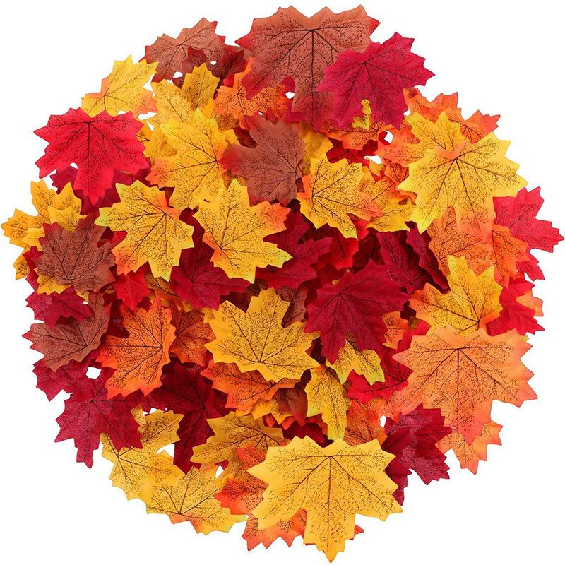 Autumn Maple Leaf Decorations: DIY Wedding and Craft Petals