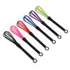 Hair Color Cream Whisk Prevent Slip Handle Plastic Balloon Stirrer Tool for Salon Kitchen 6pcs