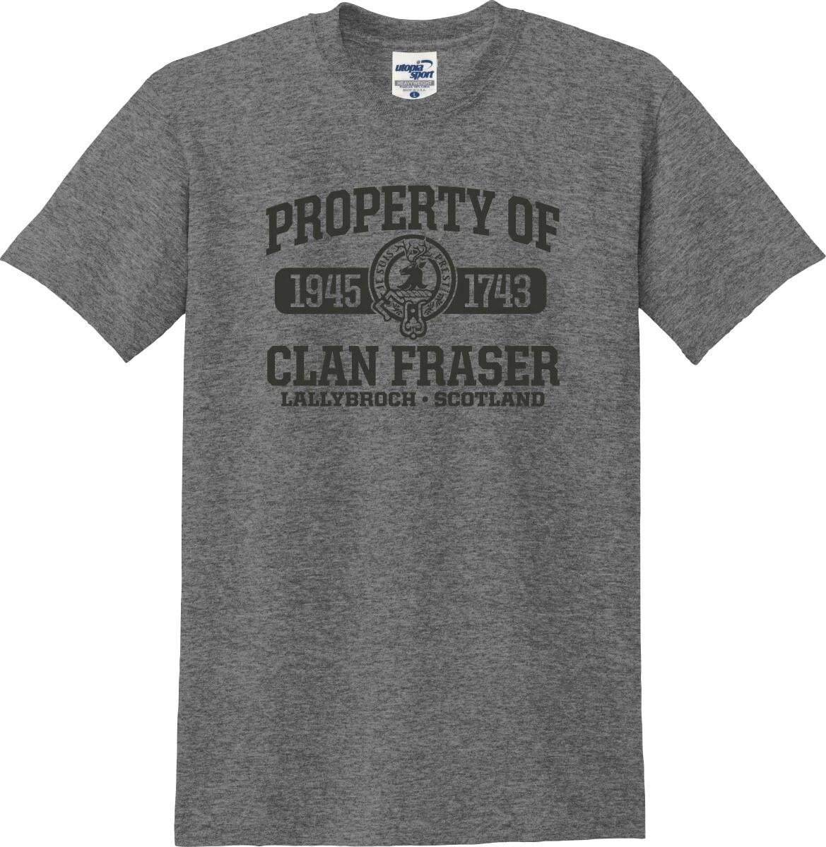 Property of Clan Fraser Lallybroch Scotland Unisex T shirt (S-5X) S
