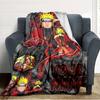 Name Custom Anime NARUTO Print Flannel Blanket High Quality Warm Comfortable Cover for All Seasons Perfect for Gifts Home Decor