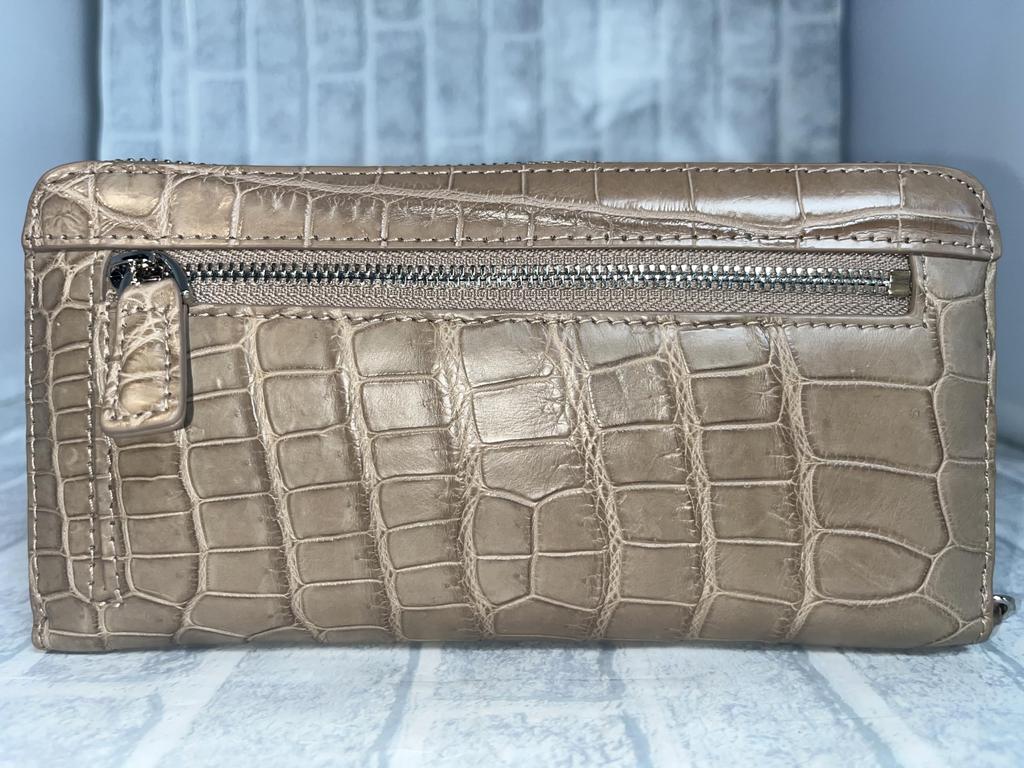 Guodi Krokodil Äkta Läder Lång Plånbok Rund Dragkedja Typ Krokodilskinn Krokodilskinn Plånbok Plånbok [GUODI] Dam/Herr/Krok