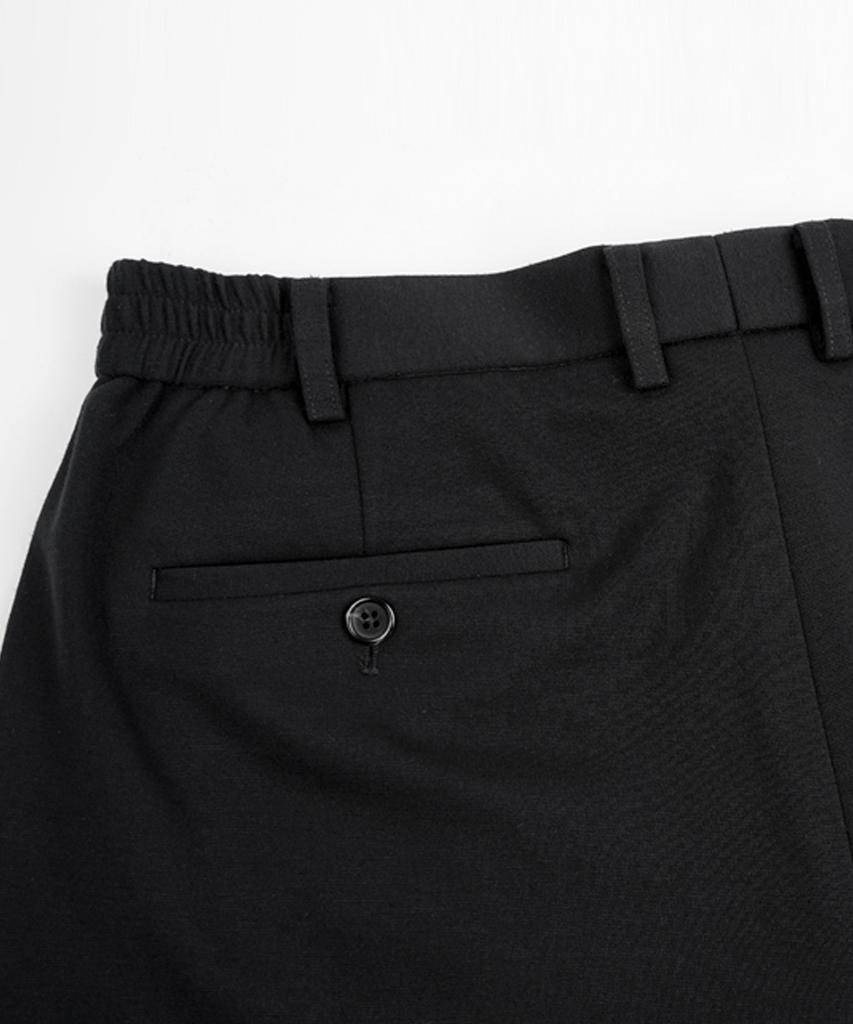 BIRBANTE Comfort Stretch C.L Fit Setup Slacks - Black