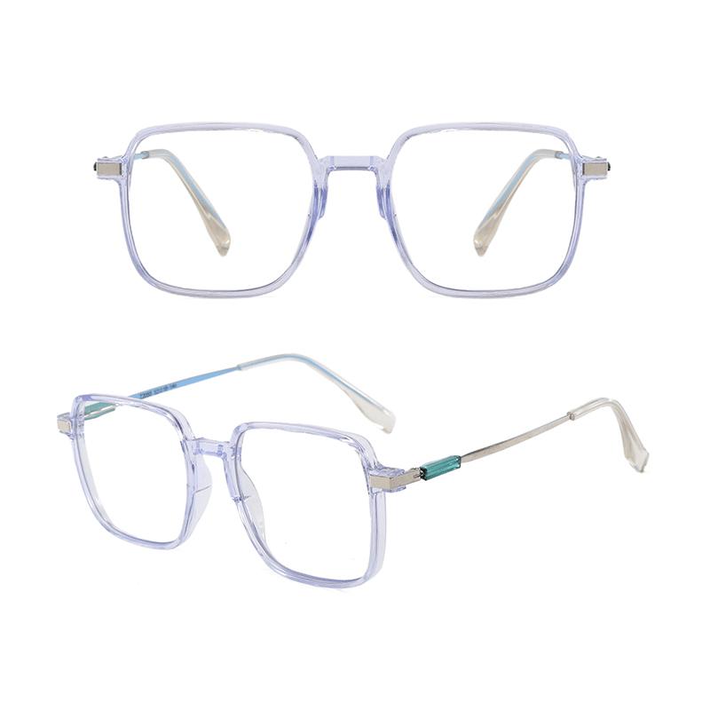 Photochromic Anti Radiation large frame Glasses Shades Transition Eyeglasses Korean Replaceable Lens women resistant Glare flat mirrors Eyewear