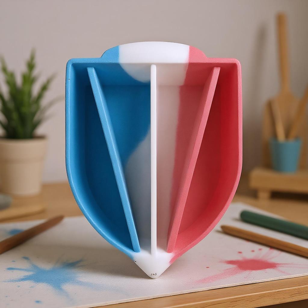 Split Cups For Paint Pouring Silicone Mixing Cups With 4 Channels Reusable Pour Painting Supplies For Creative Project Resin Art
